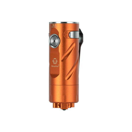 Suche S3, 1800 Lumen EDC-Taschenlampe - The Orange