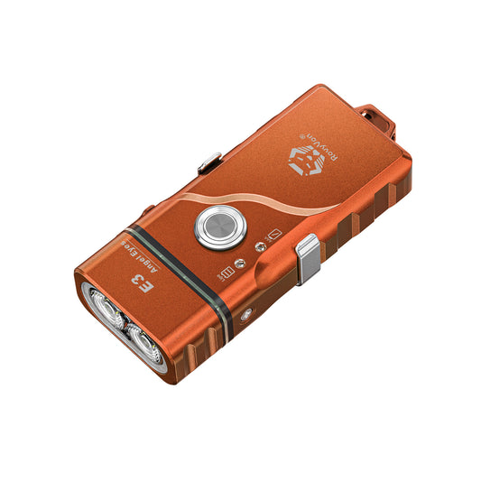 Angel Eyes E3, Lipo & AAA-Batterie-Hybrid-Schlüsselanhänger-Taschenlampe